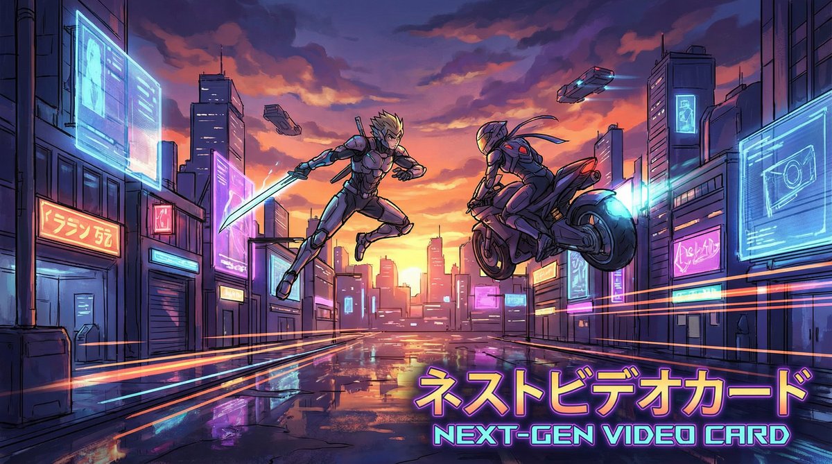 猎奇vlog动漫短片-赛博都市追逐战